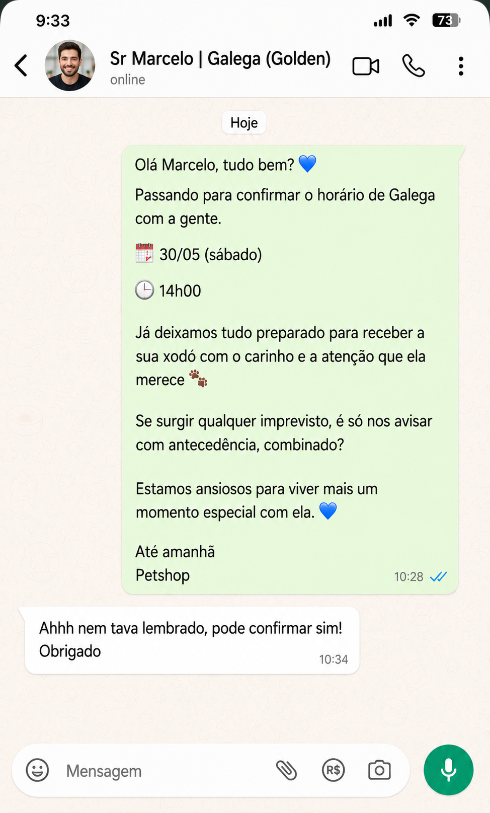Resposta de objeção financeira sem dar desconto. Fechou em 2x no pix.