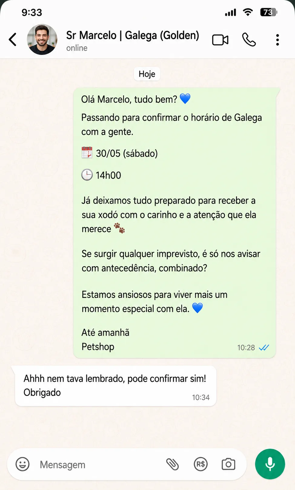 Resposta de objeção financeira sem dar desconto. Fechou em 2x no pix.